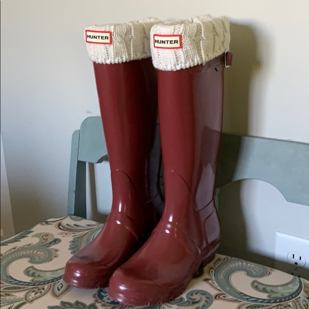 Hunter Boots & socks included
